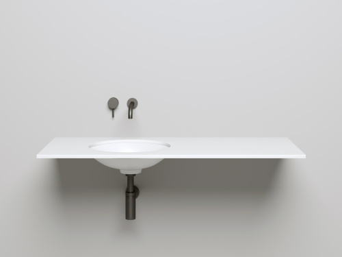 Раковина из искусственного камня S-Stone Salini MAREA 1802208MF 40х40 встраиваемая цвет мультиколор - фото 2